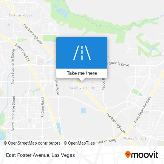 Mapa de East Foster Avenue