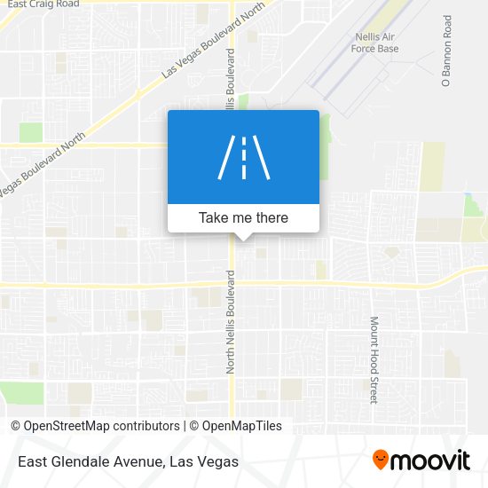 East Glendale Avenue map