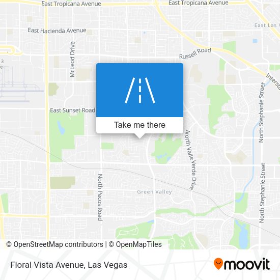 Mapa de Floral Vista Avenue