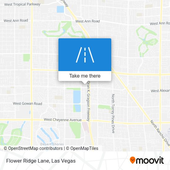 Flower Ridge Lane map