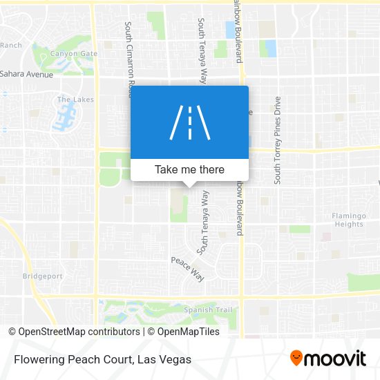 Flowering Peach Court map