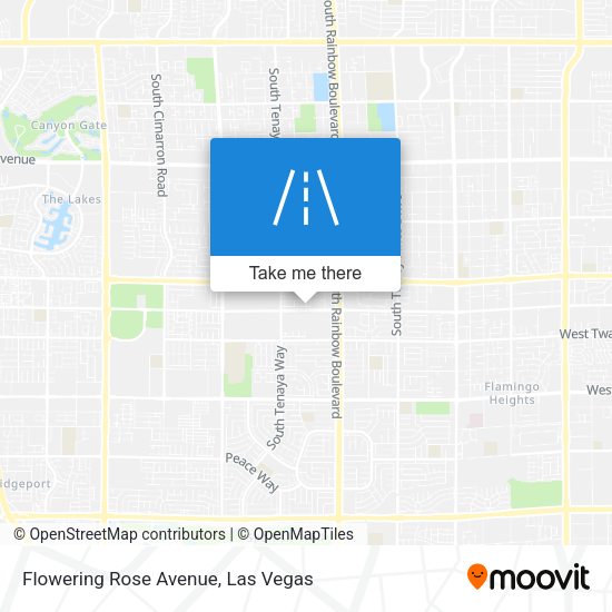 Flowering Rose Avenue map