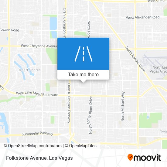 Folkstone Avenue map