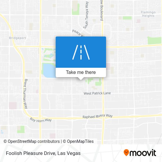 Foolish Pleasure Drive map