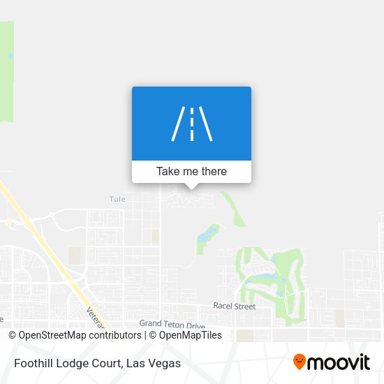 Foothill Lodge Court map