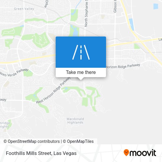 Foothills Mills Street map