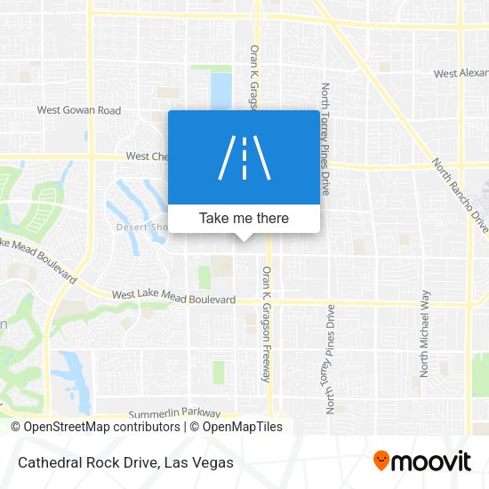 Mapa de Cathedral Rock Drive