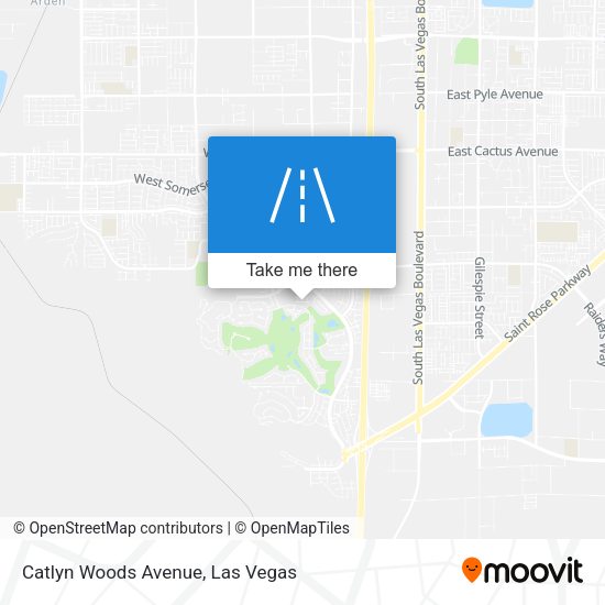 Catlyn Woods Avenue map