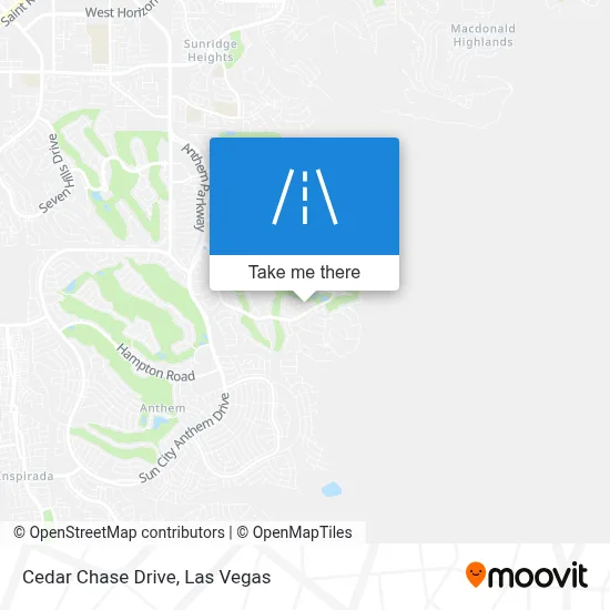 Cedar Chase Drive map