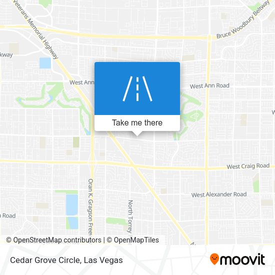 Cedar Grove Circle map
