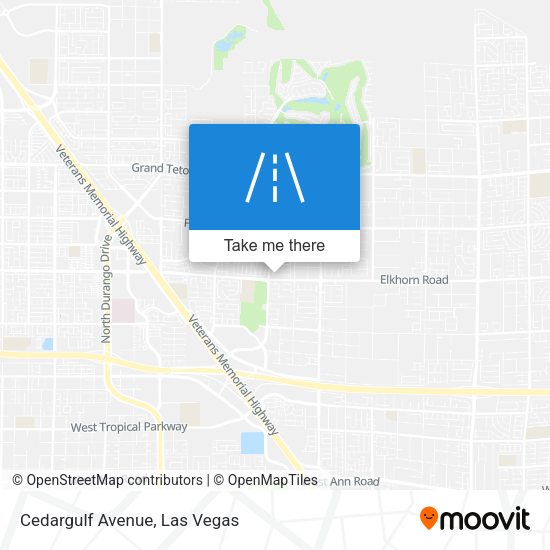 Mapa de Cedargulf Avenue
