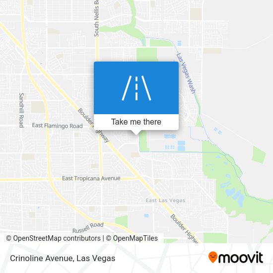 Crinoline Avenue map
