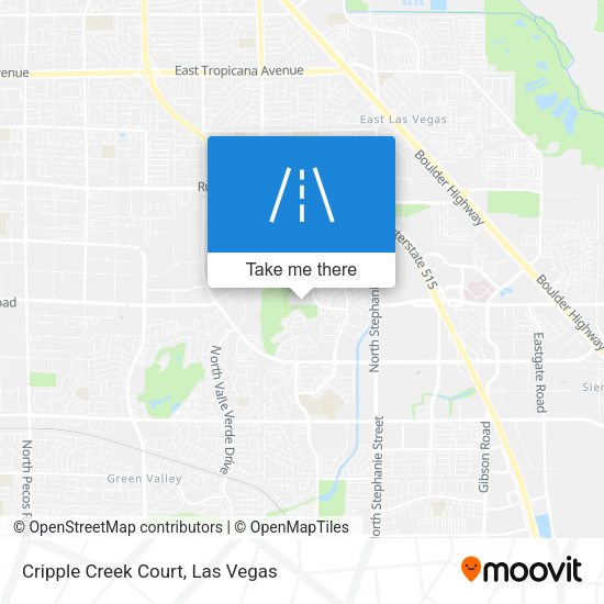 Cripple Creek Court map