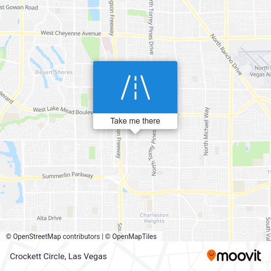 Mapa de Crockett Circle