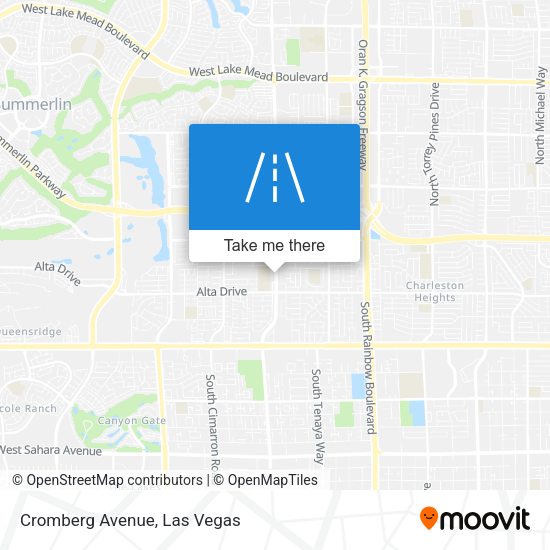 Cromberg Avenue map