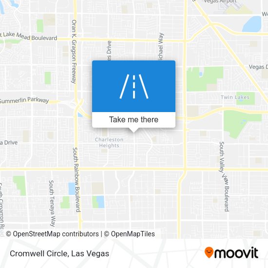 Mapa de Cromwell Circle