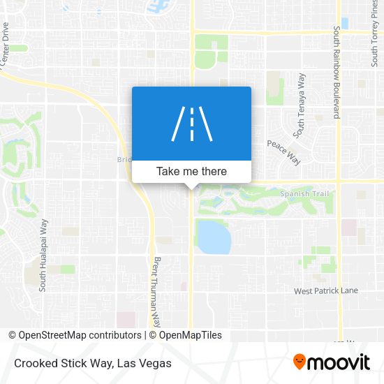 Crooked Stick Way map