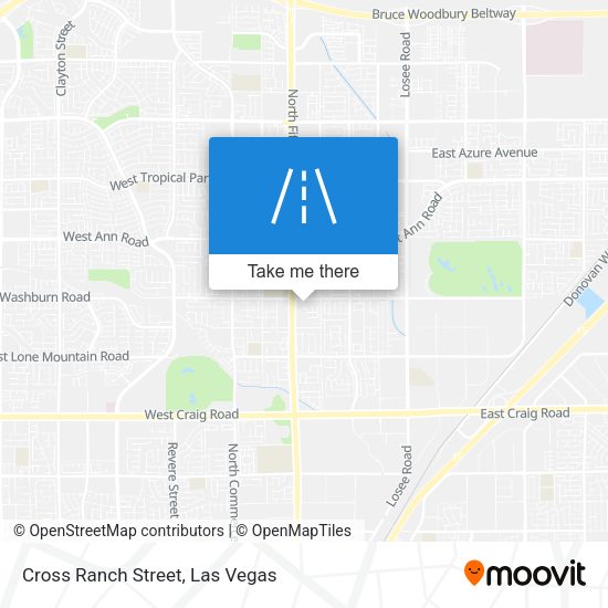 Mapa de Cross Ranch Street
