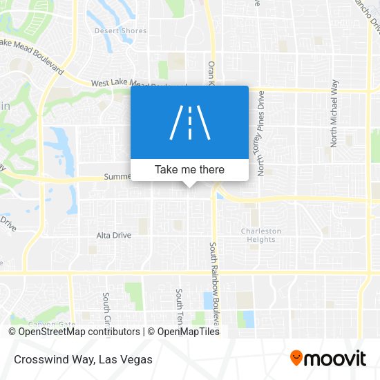 Crosswind Way map