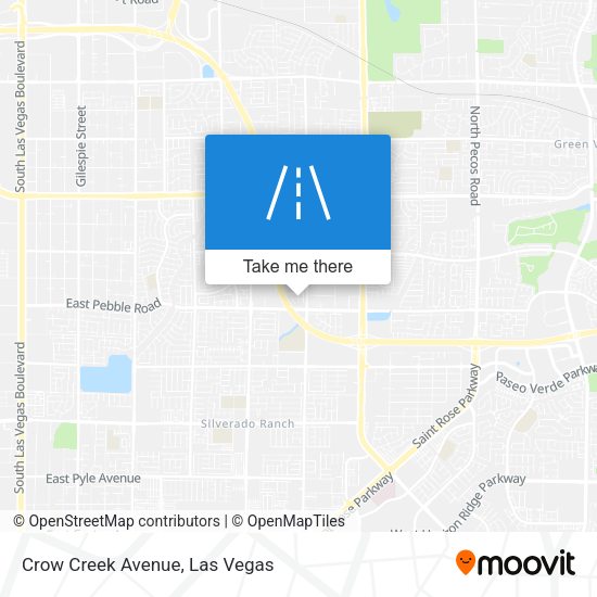 Mapa de Crow Creek Avenue