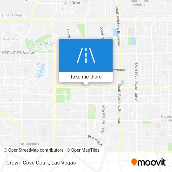 Mapa de Crown Cove Court