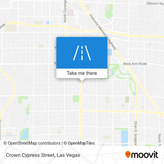Crown Cypress Street map