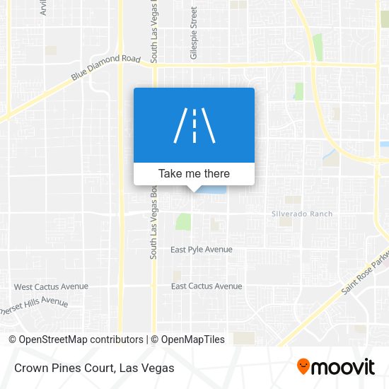 Crown Pines Court map