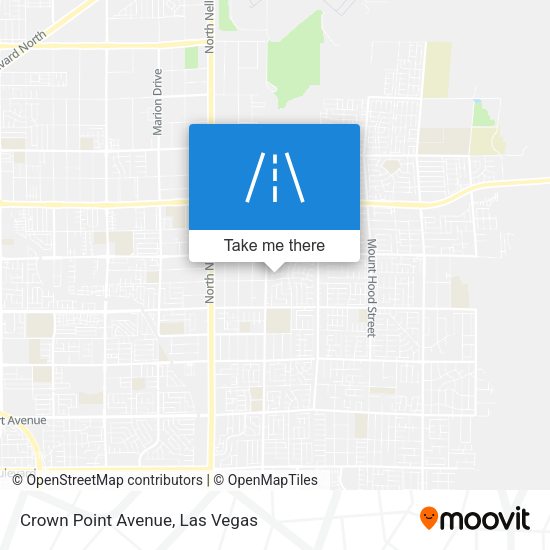 Crown Point Avenue map