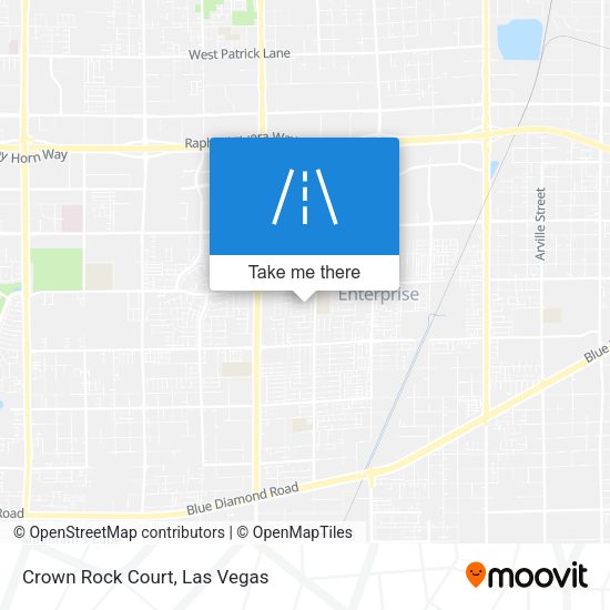 Crown Rock Court map
