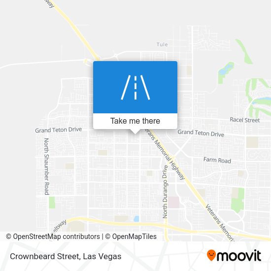 Mapa de Crownbeard Street