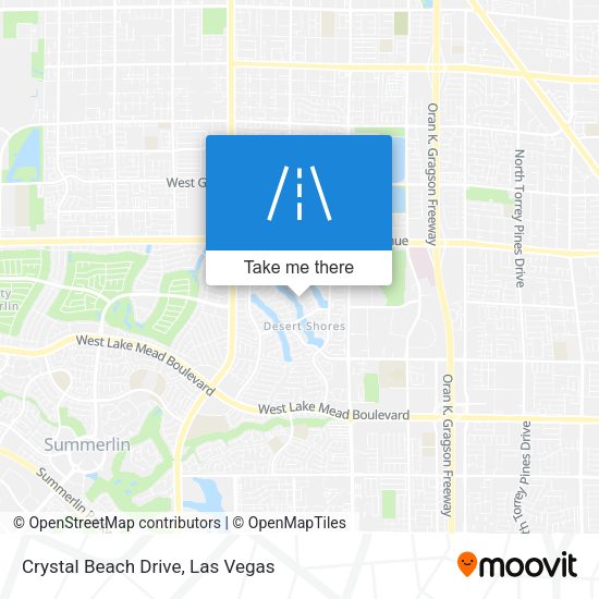 Crystal Beach Drive map
