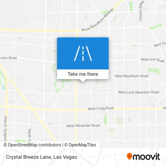 Crystal Breeze Lane map