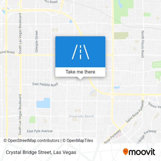 Mapa de Crystal Bridge Street