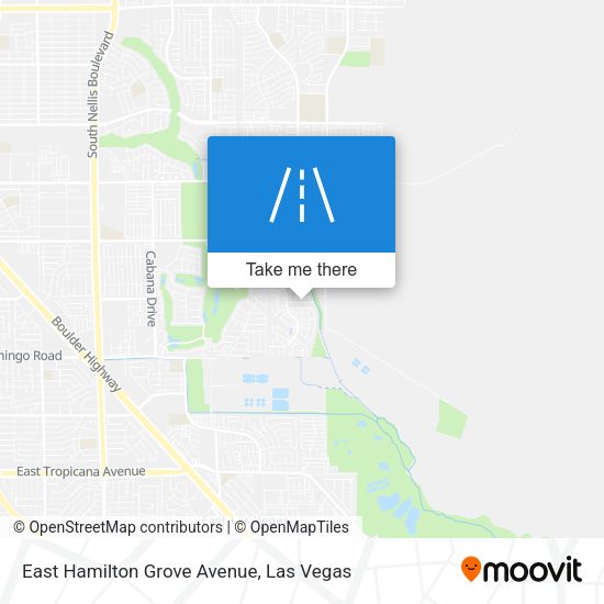 Mapa de East Hamilton Grove Avenue