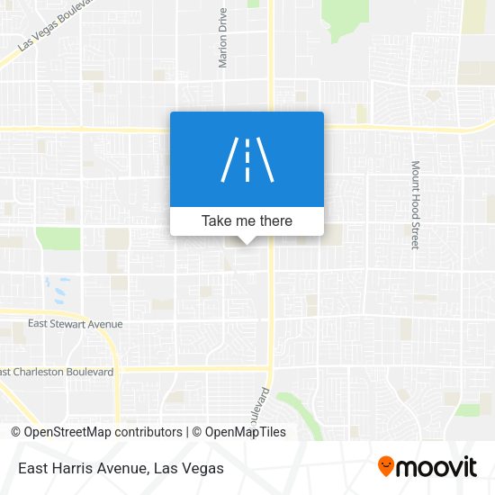 East Harris Avenue map