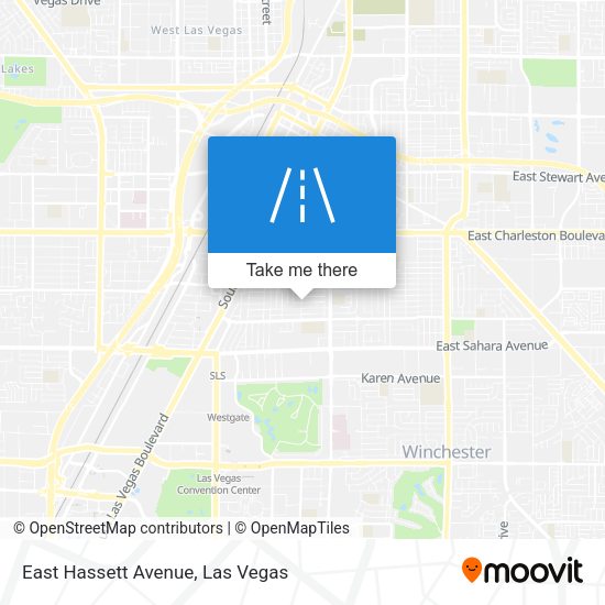 East Hassett Avenue map