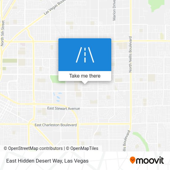 East Hidden Desert Way map
