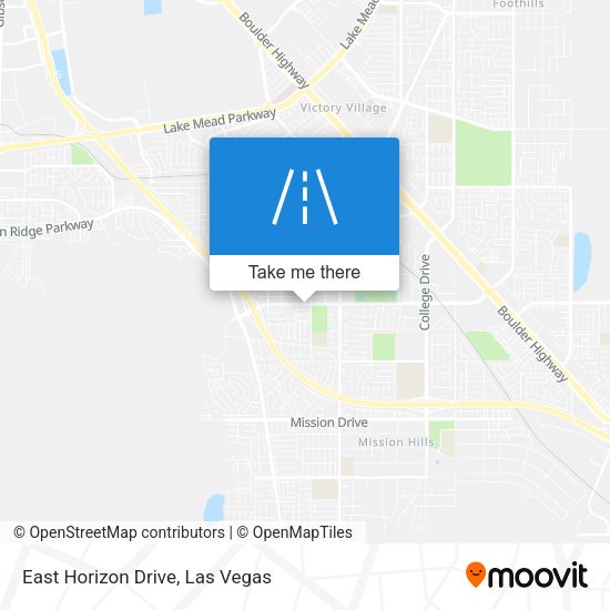 East Horizon Drive map