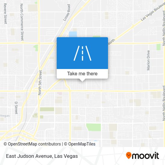 East Judson Avenue map