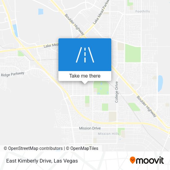 East Kimberly Drive map