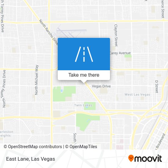 Mapa de East Lane