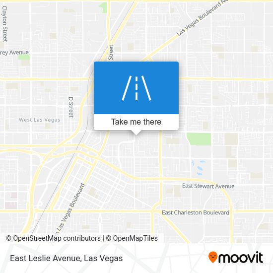 East Leslie Avenue map