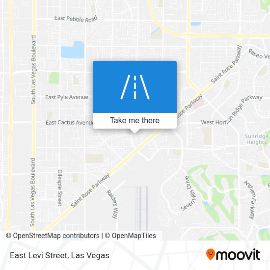 East Levi Street map