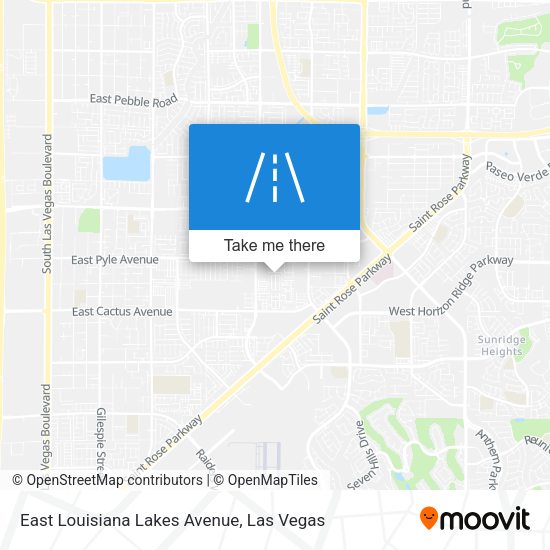 East Louisiana Lakes Avenue map