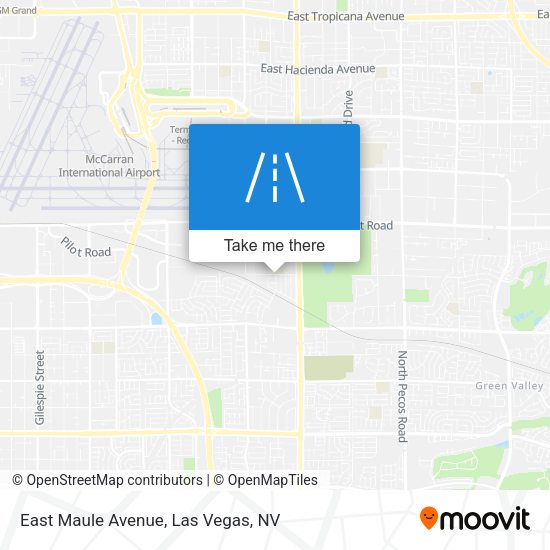 East Maule Avenue map