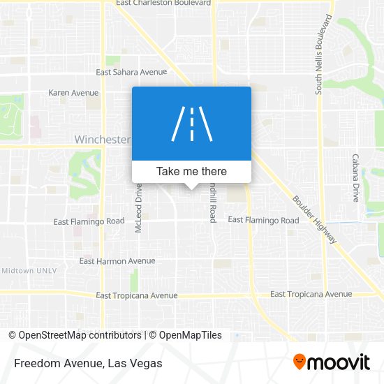 Mapa de Freedom Avenue