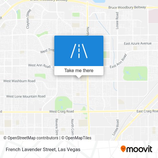 French Lavender Street map