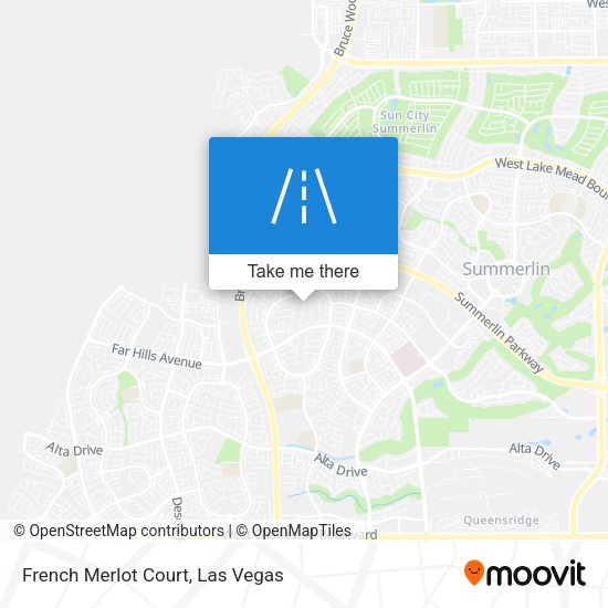 French Merlot Court map