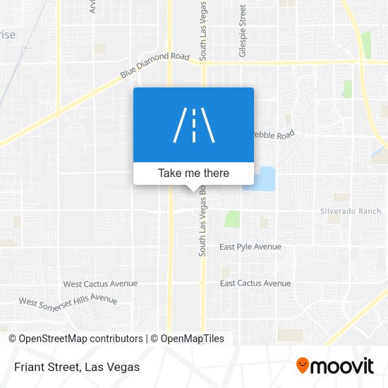 Mapa de Friant Street
