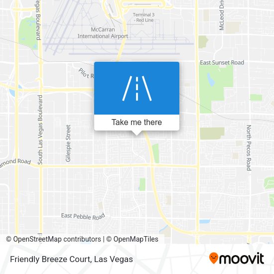 Friendly Breeze Court map